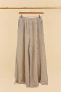 Wide Leg Linen Trousers
