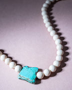 Bone Jasper & Magnesite Necklace
