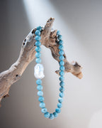 Guatemalan Jade with Baroque Pearl Necklace