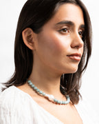 Guatemalan Jade with Baroque Pearl Necklace