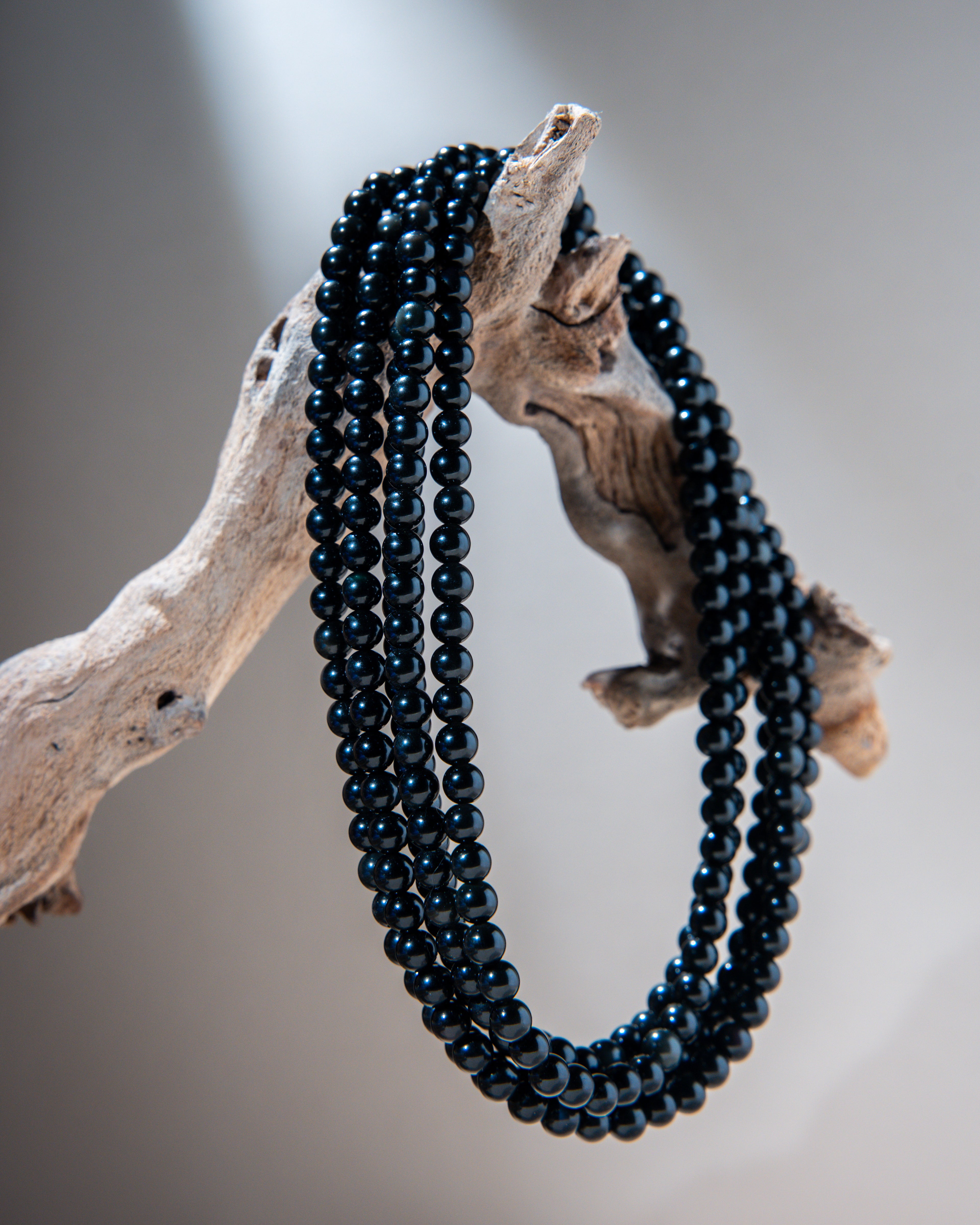Rainbow Obsidian Strand Necklace