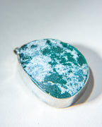 Old Sea Glass Pendant on Double Leather Cord