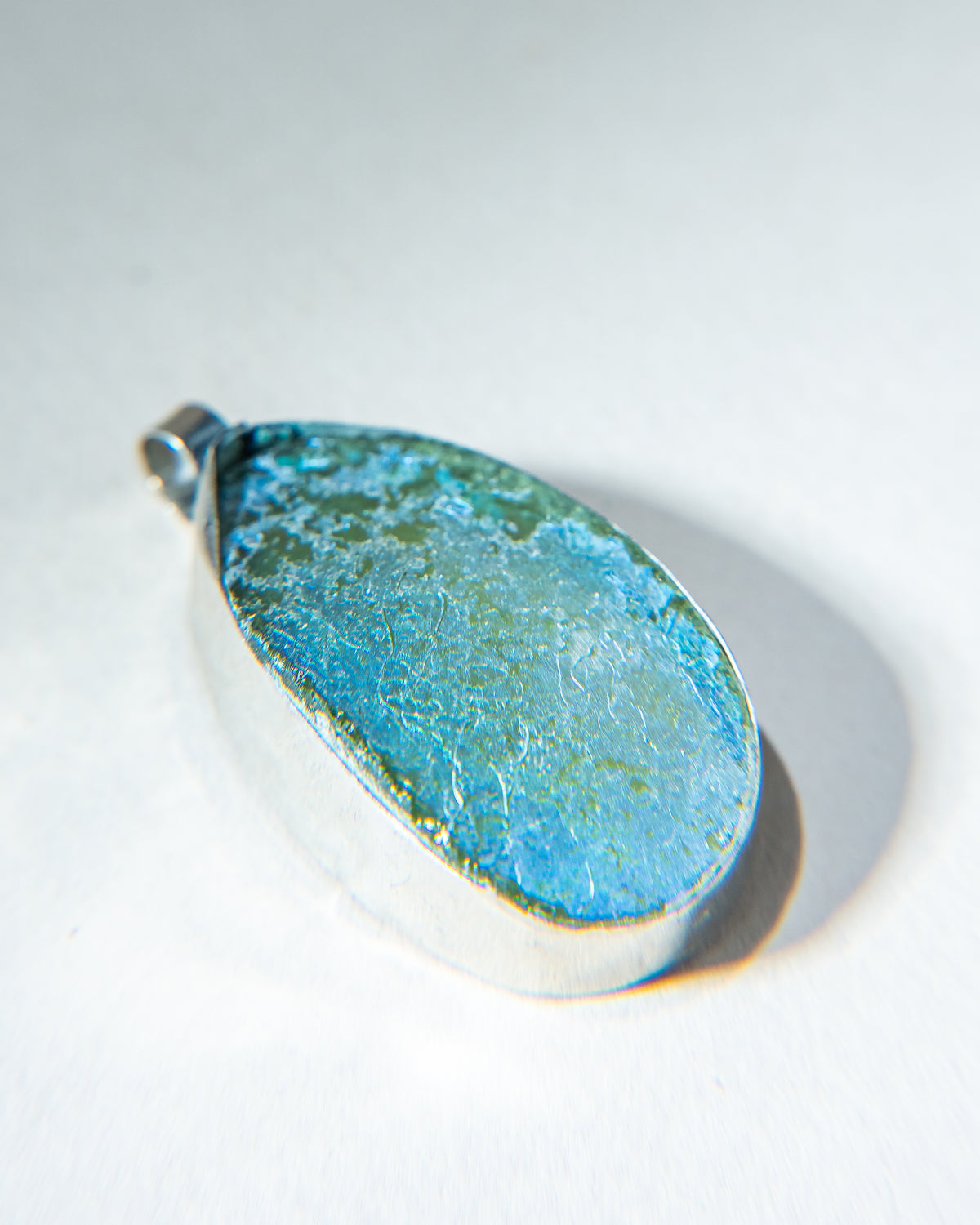 Old Sea Glass Pendant on Double Leather Cord