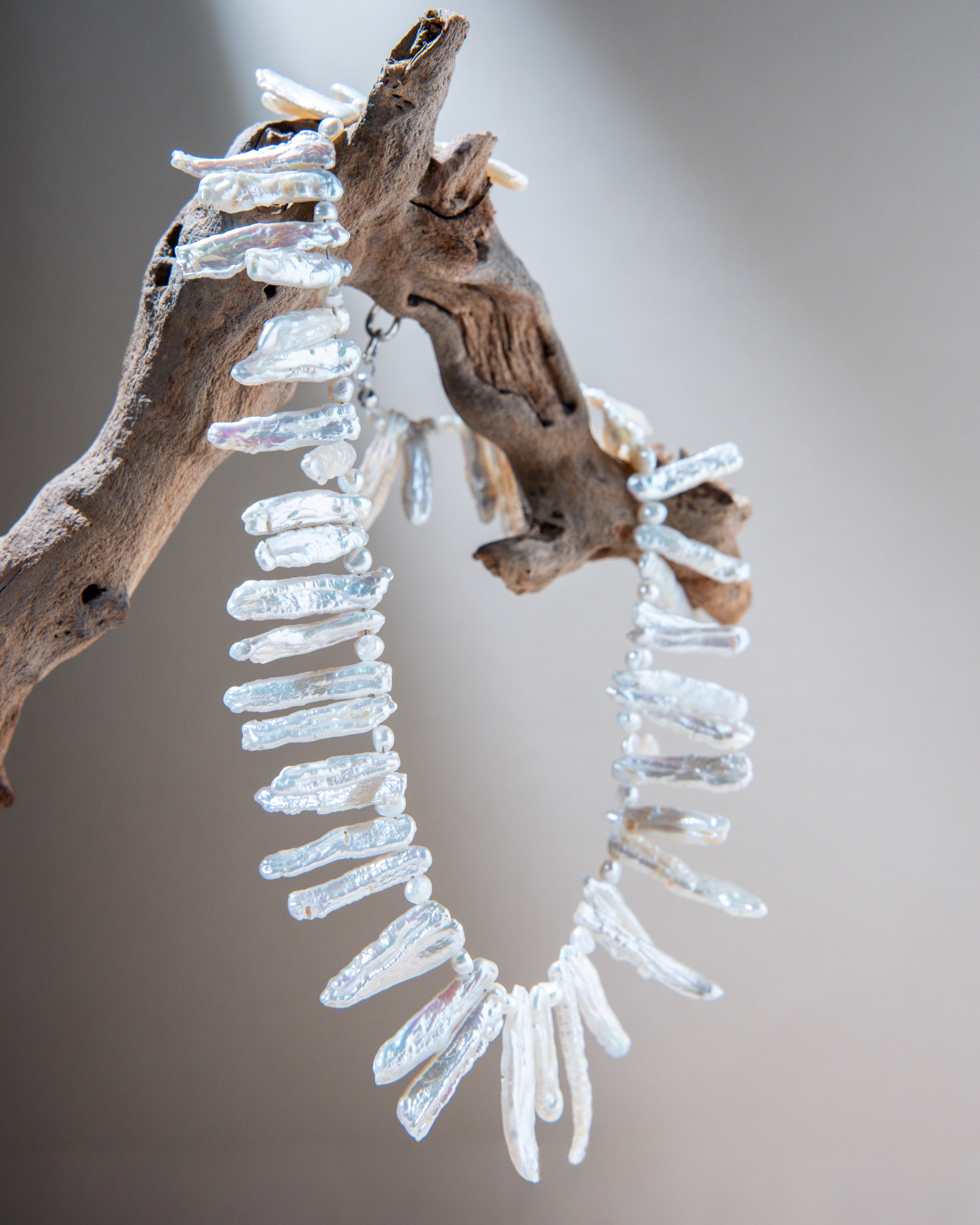 Biwa Freshwater Pearl Necklace