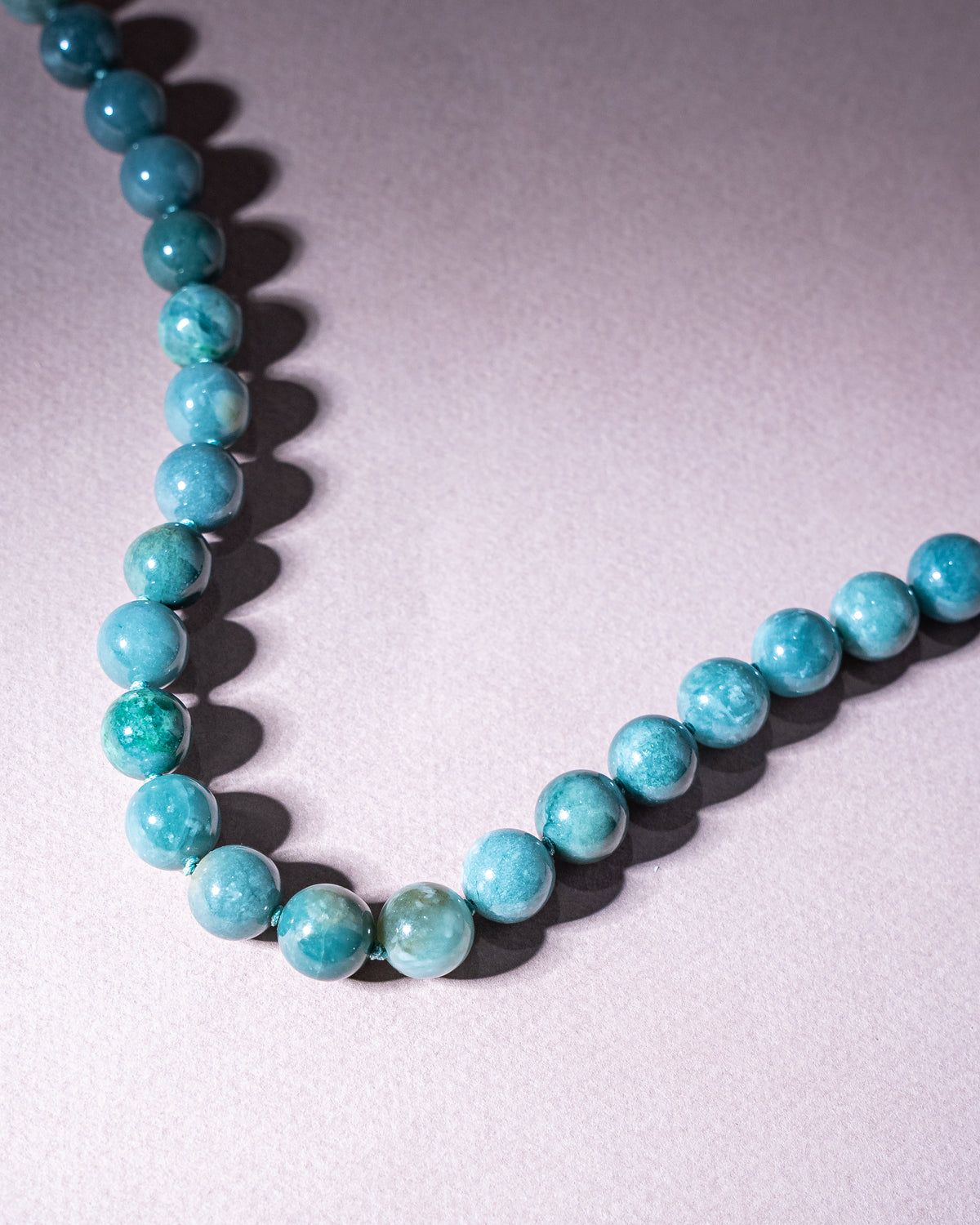 Guatemalan Jade Hand-Knotted Necklace