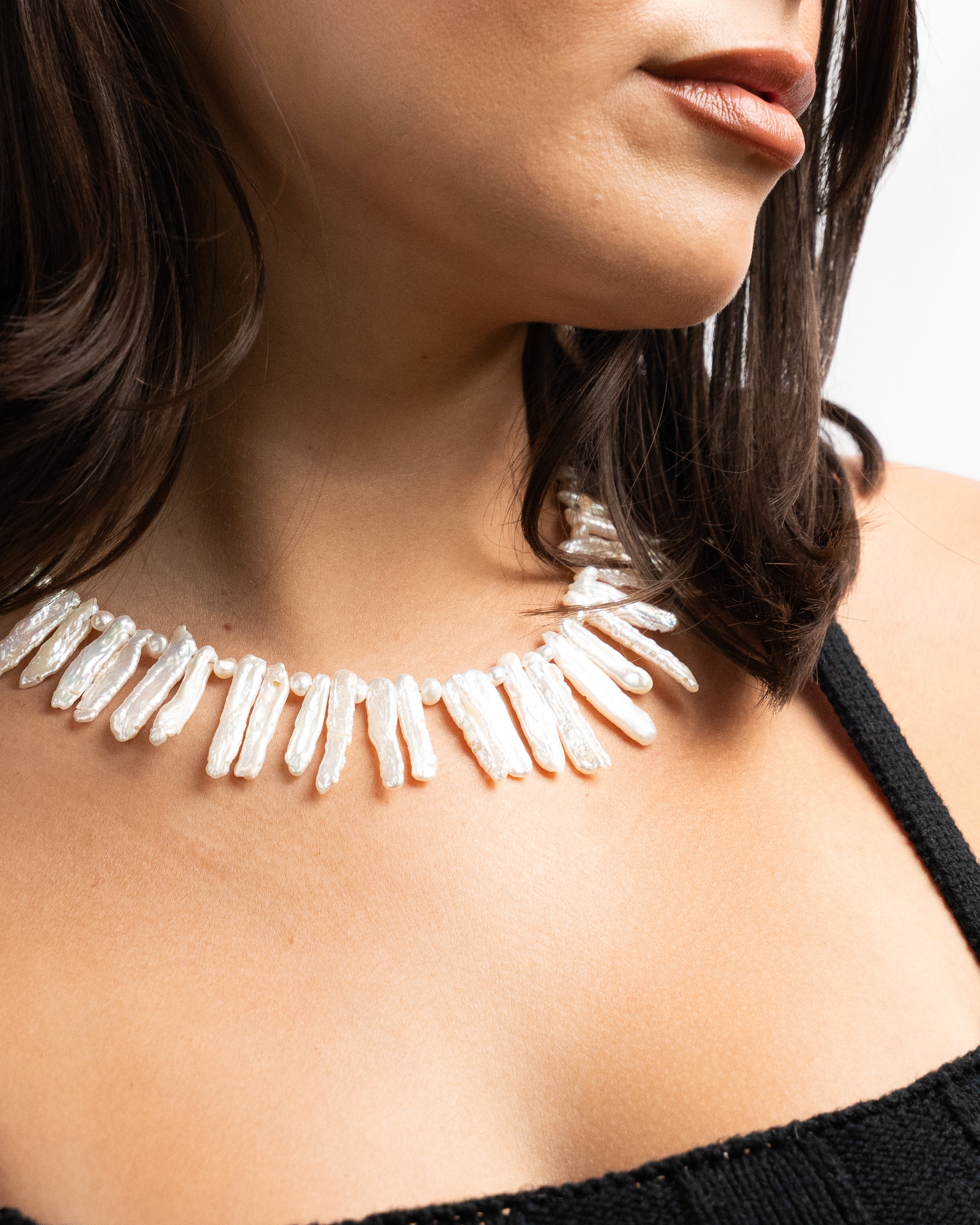 Biwa Freshwater Pearl Necklace