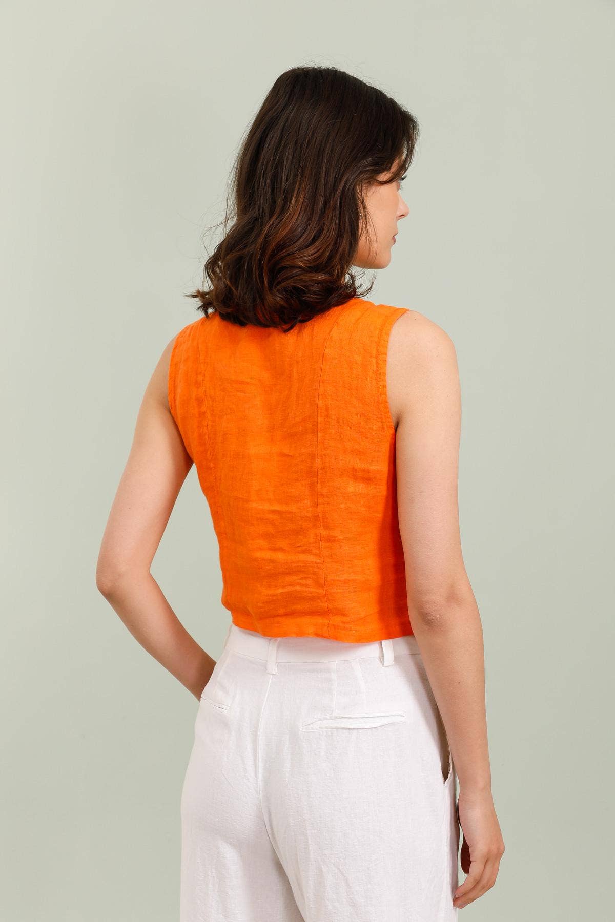 VESTS 79055 100% linen