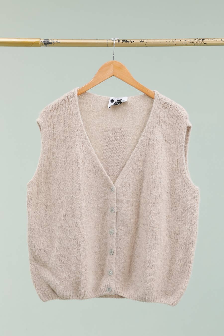 Sleeveless Knit Vest