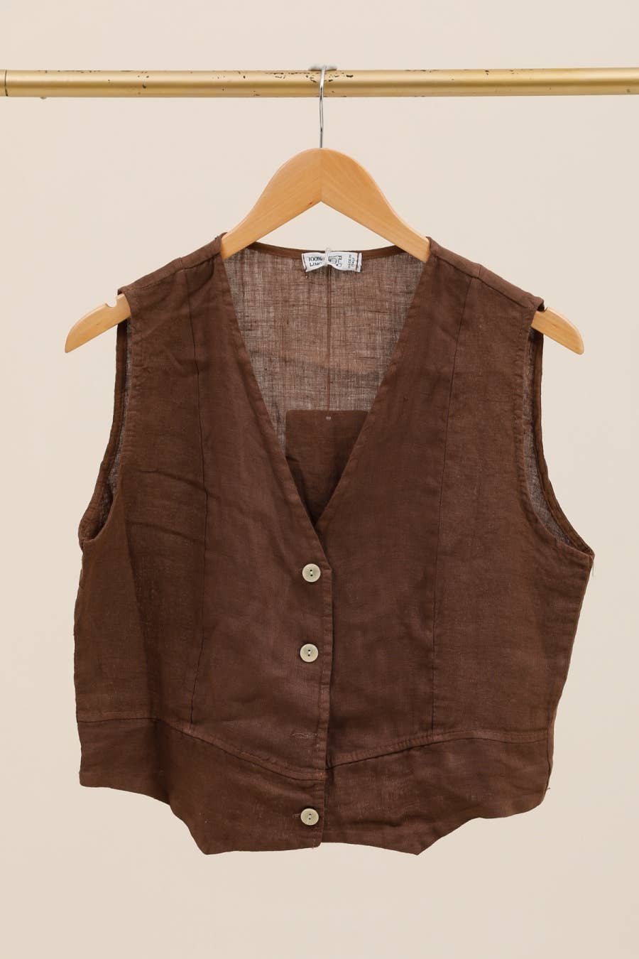 VESTS 79055 100% linen