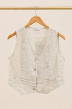 VESTS 79055 100% linen