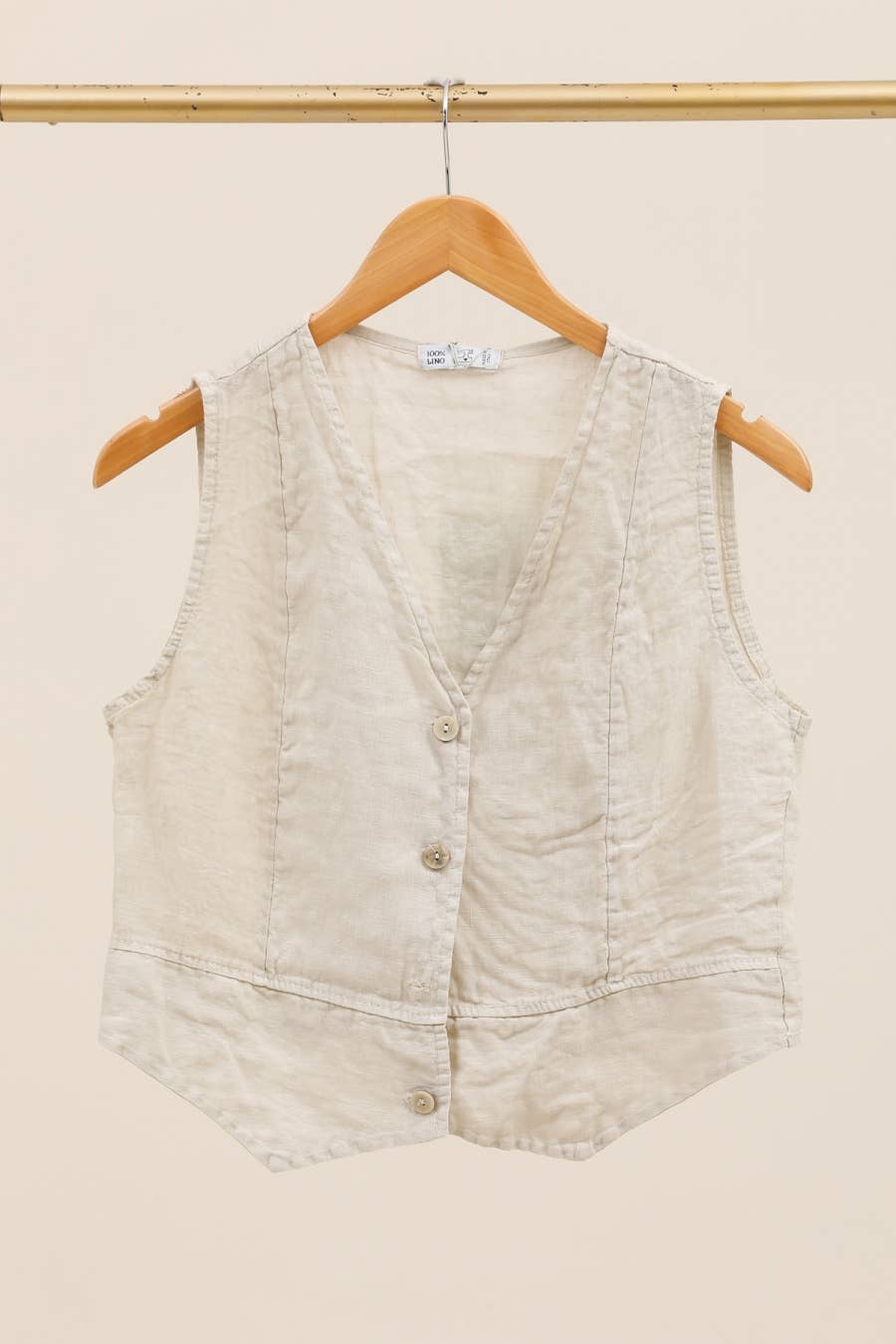 VESTS 79055 100% linen