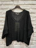 Cotton knit sweater 1916 100% LINEN