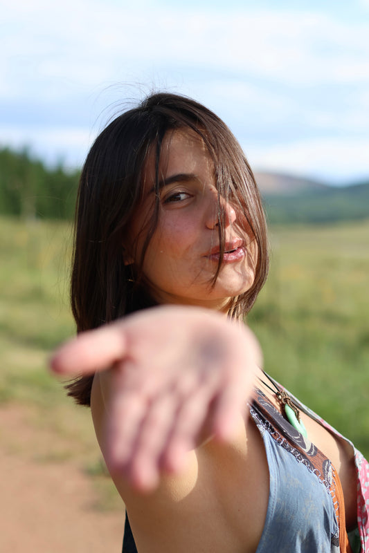 Hippie Cottagecore Patchwork Dress