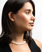 Ruffled Keshi Freshwater Pearl Necklace