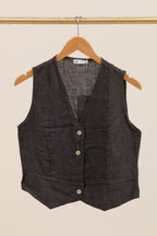 VESTS 79055 100% linen