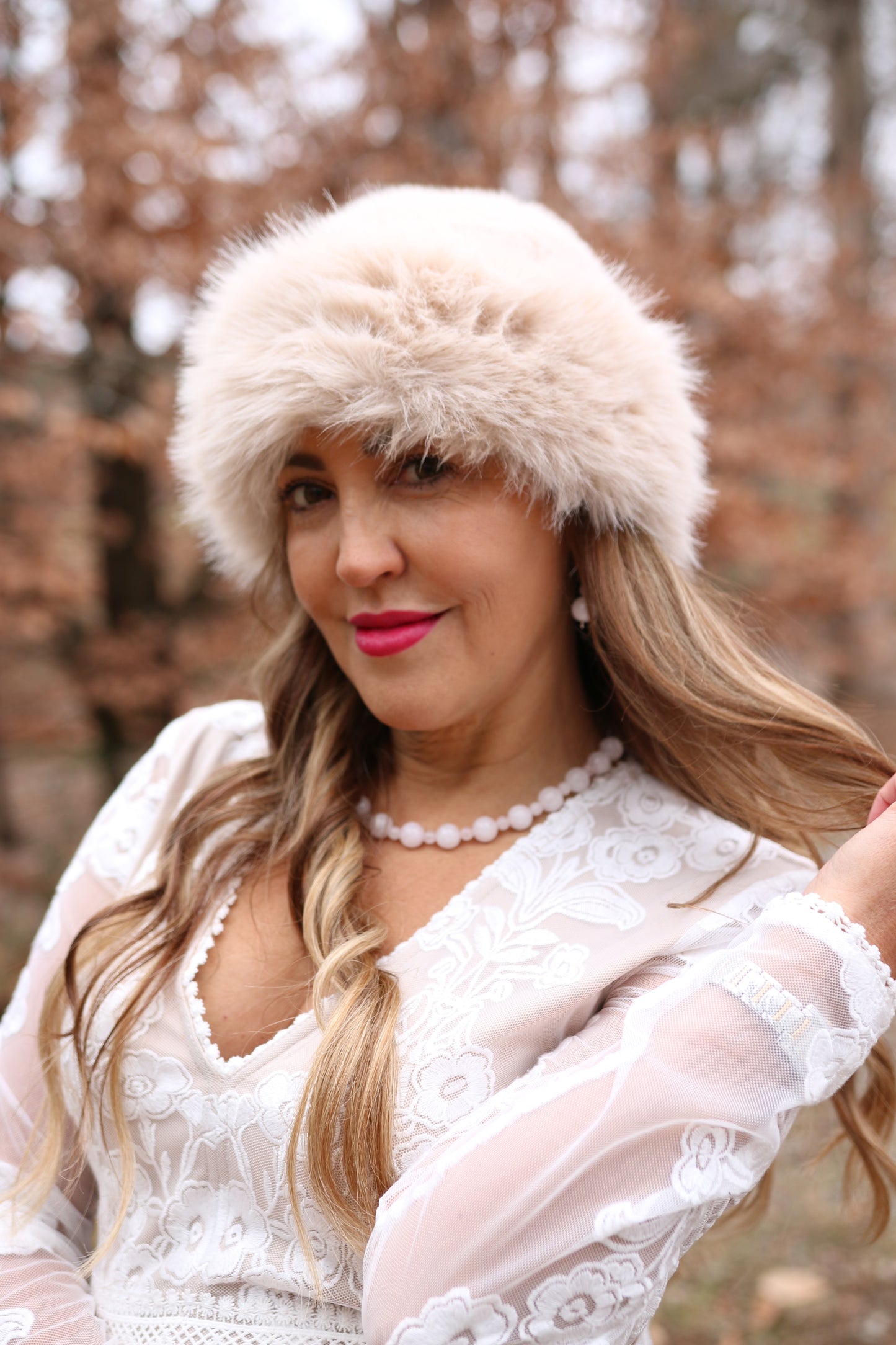 Natural Rose Quartz Jewelry Set