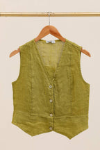 VESTS 79055 100% linen