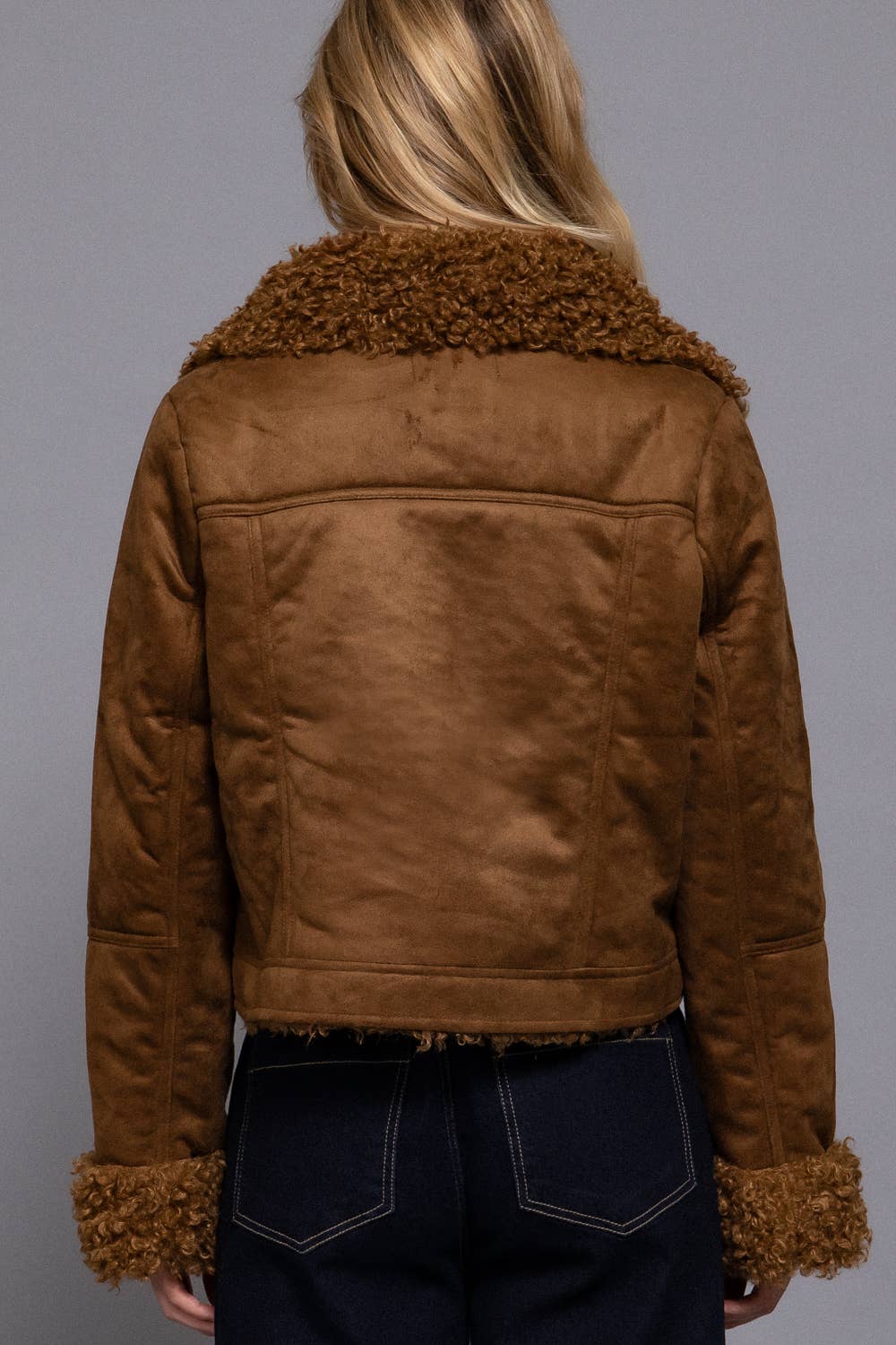 Penny Lane Suede Short Jacket