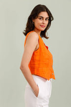 VESTS 79055 100% linen