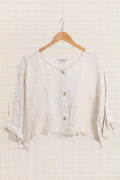 Sleeve Linen Jacket