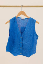 VESTS 79055 100% linen
