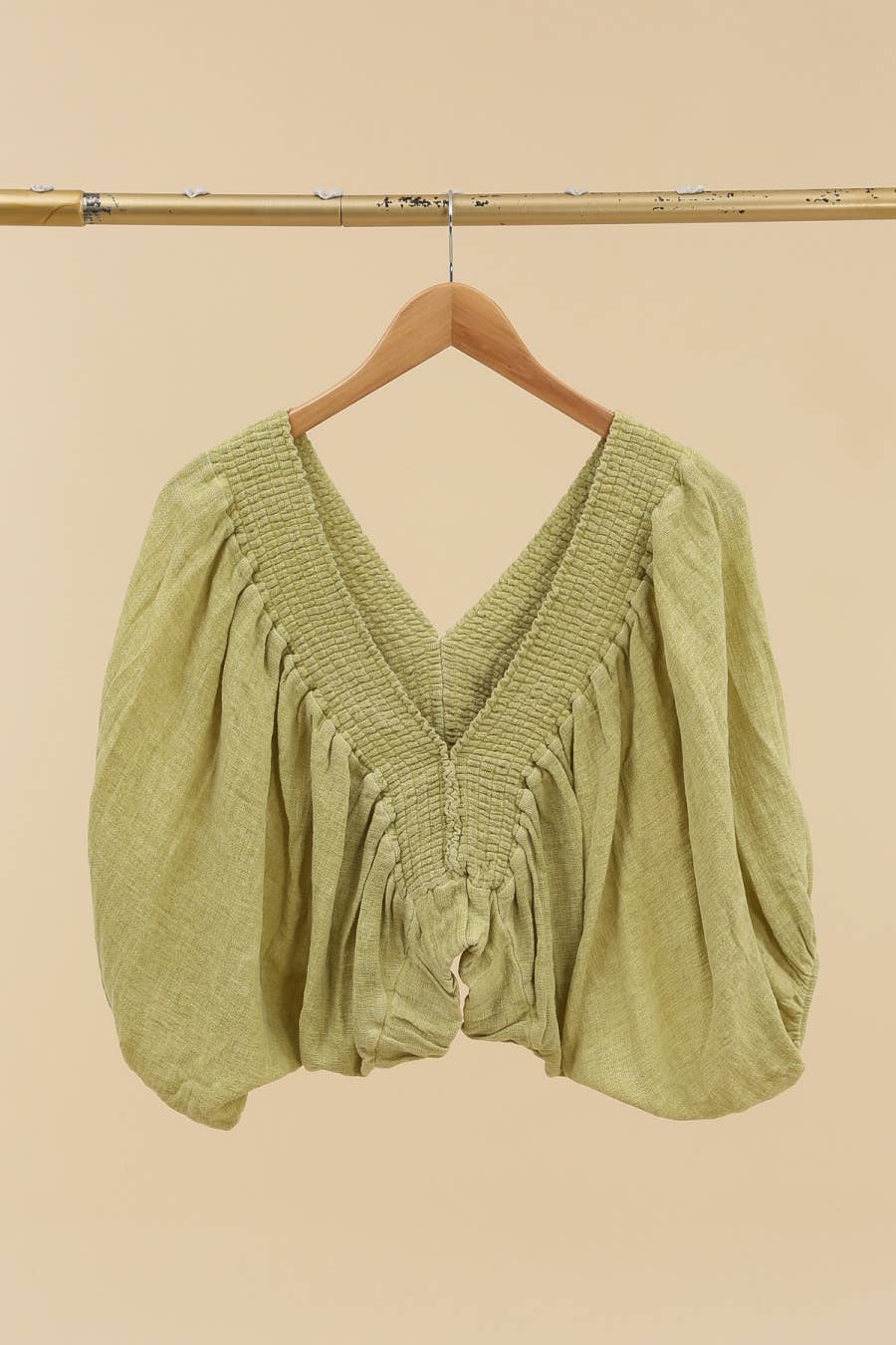 Essential Linen Crop Top