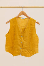VESTS 79055 100% linen